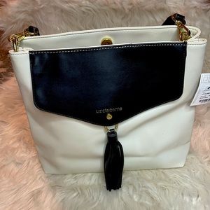 Black and white purse